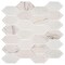 Andova Tiles Astor 2-in. x 4-in. Elongated Hexagon Glass Wall & Floor Mosaic Tile (0.99 Square Feet Per Box) Andova Tiles - alternate 2