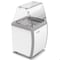 Koolmore 26 in. 4 Tub Ice Cream Dipping Cabinet Display Freezer with Sliding Glass Door and Sneeze Guard,  KM-ICD-26SD-FG - alternate 2