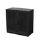 Homeroots 31" Black Textured Door Accent Cabinet With Three Shelves 564861 - alternate 2