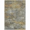 Homeroots 10' X 14' Gold And Taupe Abstract Washable Indoor Outdoor Area Rug 610437 - alternate 2