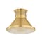 Hudson Valley Lighting Highclere 12.75 in. Flush Mount in Aged Brass by Mark D. Sikes MDS2402-AGB - alternate 1