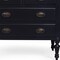 Homeroots 32" Black Solid Wood Four Drawer Gentlemans Chest 389778 - alternate 2