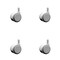 Service Caster 2 Inch MRI Safe Casters, 7/16 Grip Ring Stem, Set of 4, 4PK SCC-GR02S50-TPR-GRY-71678-MRI-4 - alternate 1
