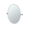 Gatco Latitude II 26.5" Frameless Oval Mirror, Chrome 4249 - alternate 1