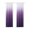 Homeroots Set of Two 84"  Purple Ombre Window Curtain Panels, 2PK 473429 - alternate 1
