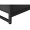 Homeroots 47in Black Cabinet Enclosed Storage TV Stand 490359 - alternate 2