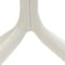 Niche Terrace 31.5 in Square Plastic Indoor/Outdoor Bistro Table, Modern Pedestal Patio Table, White Down TOB3131WH - alternate 2
