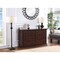 Homeroots 56" Espresso Solid and Manufactured Wood Six Drawer Double Dresser 530244 - alternate 2