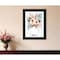 Homeroots Floral Jar 2 Black Framed Print Wall Art 407834 - alternate 2