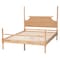 Baxton Studio Caliana Bobbin Four-Poster Platform Bed, Queen, Natural Brown 264-14395-ZORO - alternate 2