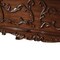Homeroots 72" Brick Red Solid Manufactured Wood and Solid Wood Executive Desk With Five Drawers 347009 - alternate 2