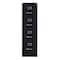Hirsh 15" W 4 Drawer Vertical File Cabinet, Black, Letter 17546 - alternate 2