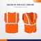 4Dock XL-Size Class 2 Standard Hi-Vis Safety Vest with Pockets, 5PK SV001-XL - alternate 2