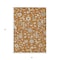 Homeroots 3' X 5' Copper Green And Gray Floral Washable Indoor Outdoor Area Rug 597842 - alternate 2