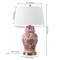 Jonathan Y Ellis 29.5" Traditional Chinoiserie Ceramic LED Table Lamp, Red/White JYL3008C - alternate 2