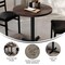 Flash Furniture Bennett 30 in Round Solid Wood Commercial Indoor Tabletop, Dark Brown, 22 in x 22 in Table Height GSF-RD30-DKBRN-T2222-GG - alternate 2