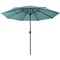 Pure Garden 9-Foot Outdoor Patio Umbrella with Base, Sand 50-LG1041 - alternate 2