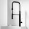Vigo Sterling Single Handle Pull-Down Sprayer Kitchen Faucet in Matte Black VG02037MB - alternate 2