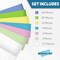 Nanolap PSA Lapping Film, 7 Pc Adhesive Polishing Paper, 4-0.25 in x 11 in Microfinishing Sanding Sheets 61500N - alternate 3