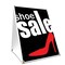 Signmission Shoe Sale, 36 Inch x 24 Inch A-frame Yard Sign, Plastic Sign SBC-2436-Shoe Sale - alternate 1