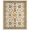 Homeroots 5' X 7' Ivory And Gold Floral Indoor Outdoor Area Rug 572636 - alternate 1