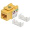 Intellinet Network Solutions Cat5E Yellow Keystone Jack Utp 210133 - alternate 1