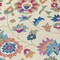 Homeroots 5' X 8' Linen Pink And Denim Blue Floral Washable Indoor Outdoor Area Rug 597825 - alternate 3