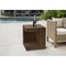 Monarch Specialties Accent Table 25"h, Indoor or Outdoor, Side Table, Nightstand, Square, Walnut, Modern I 4133 - alternate 2