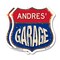 Signmission Andres's Garage, 18 inch X 18 inch, Plastic Sign, 2PK SHI-P-2PACK-18-383-ANDRES - alternate 1