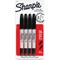 Sharpie Twin Tip Permanent Markers, Fine, Ultra Fine Marker Point, Black Ink, Alcohol Based, 4PK 32175PP - alternate 1