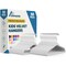 Lifemaster White Velvet Kids Hangers 50 Pack, 10.83" Non-Slip, Slim ABS, Swivel Hook & Notches LMVVBH50WH - alternate 1
