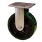 Service Caster 6 Inch Green Poly on Cast Iron Wheel Rigid Caster with Ball Bearing SCC SCC-30R620-PUB-GB - alternate 1