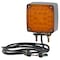Grote Lighting Hi Count Double-Face LED Stop Tail Turn Lights, Amber, Chrome, 12V, Pedestal Mount G5543 - alternate 2
