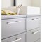 Amerock Urbanite 6-5/16 in 160 mm Center-to-Center Brushed Gold/White Cabinet Pull BP778160BGLWHT - alternate 2