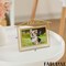 Fabulaxe 9x7" Horizontal Decorative Gold Metal Floating Easel Back Picture Frame QI004845.S - alternate 2