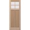 Doornmore CRF-P2G4, 37.75" x 98" ( 36" Door) Left Hand, Mahogany SDL 4 Lite Exterior Door CRF-P2G4-SW-3696_1_LI - alternate 1