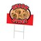 Signmission Onion Rings Yard Sign & Stake outdoor plastic coroplast window, C-DC-1216-Onion Rings C-DC-1216-Onion Rings - alternate 1