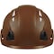 Ironwear Raptor 3976 Type II Class C Vented Safety Helmet Brown 3976-BR - alternate 1