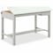 Safco Drafting Table Base , 56-1/2" W 35-1/2" H, Gray Tabletop 3962GR - alternate 1