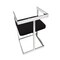 Homeroots 26" Black and Silver Velvet and Stainless Steel Low Back Counter Height Bar Chair 555078 - alternate 2