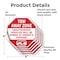 Signmission Tow Away Zone Unauthorized Vehicles, 4 inch X 4 inch, Vinyl Decal, 5PK OC-D-5PACK-4-321 - alternate 3
