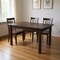 Homeroots 48" Dark Brown Solid Wood Dining Table 548865 - alternate 2