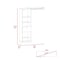 Homeroots 59" White Manufactured Wood Closet System 535187 - alternate 2