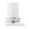 Jonathan Y Fairfax 32" 4-Light Metal/Frosted Glass Contemporary Glam LED Vanity Light, Chrome JYL7487A - alternate 2