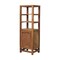 Homeroots 55in Brown Solid Wood Fireplace TV Stand 720019 - alternate 2