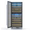 Koolmore 23 in. Dual Zone, Full Glass Door, Wine Cooler Refrigerator, Freestanding or Built-In, 9.7 cu ft. KM-CW92DZ-SS - alternate 2