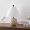 Jonathan Y Liza 16" Modern Minimalist Travertine Globe LED Table Lamp, Beige JYL1151A - alternate 2