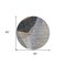 Homeroots 8' Taupe Beige And Gray Round Abstract Washable Indoor Outdoor Area Rug 582874 - alternate 3