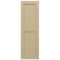 Ekena Millwork True Fit PVC Two Equal Flat Panel Shutters, Natural Twine, 18W x 80H, PR TFP101FPF18X080NT - alternate 2