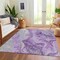 Homeroots 10' X 14' Purple And Ivory Abstract Washable Indoor Outdoor Area Rug 617607 - alternate 2